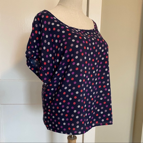 Splendid Large Polka Dot Blouse - Picture 3 of 5